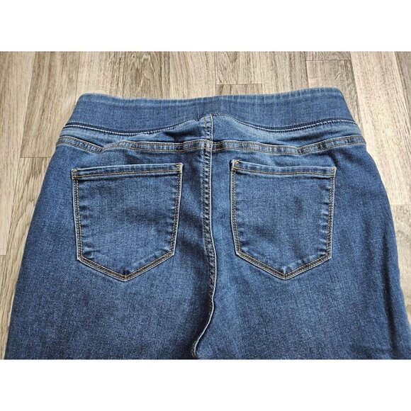 Old Navy Womens Size 0 Short Rockstar Skinny Pull On Denim Blue Jeans Jeggings - Picture 3 of 10